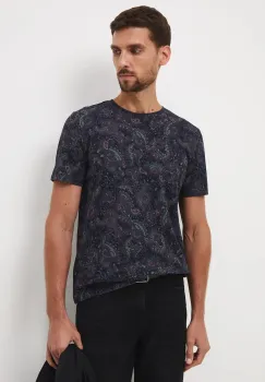 Medicine tricou din bumbac culoarea albastru marin, modelator imagine