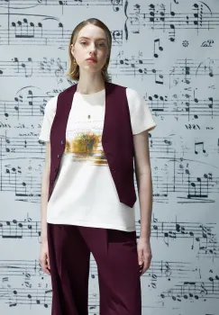 Medicine tricou din bumbac culoarea bej imagine