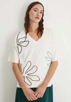 Medicine tricou din bumbac culoarea bej imagine