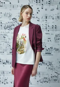 Medicine tricou din bumbac culoarea bej imagine