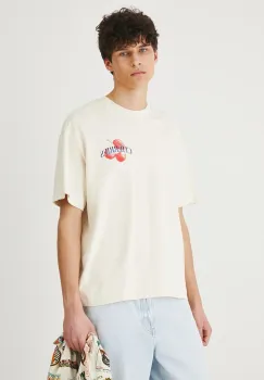 Medicine tricou din bumbac culoarea bej, cu imprimeu imagine
