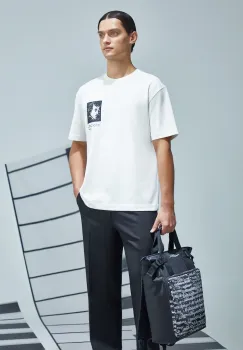 Medicine tricou din bumbac culoarea bej, cu imprimeu imagine