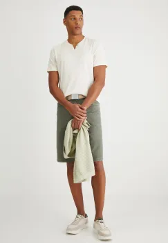 Medicine tricou din bumbac culoarea bej, neted imagine