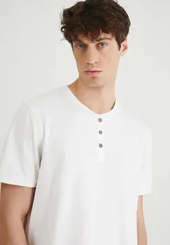 Medicine tricou din bumbac culoarea bej, neted imagine