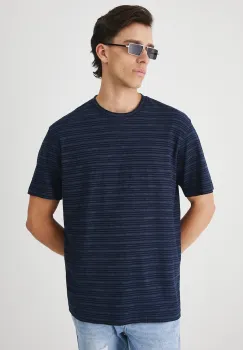 Medicine tricou din bumbac culoarea bleumarin, cu imprimeu imagine