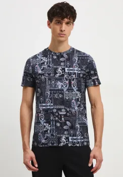 Medicine tricou din bumbac culoarea bleumarin, cu imprimeu imagine
