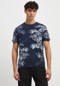 Medicine tricou din bumbac culoarea bleumarin, cu imprimeu imagine