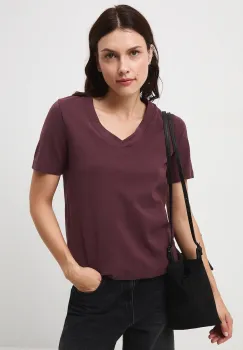 Medicine tricou din bumbac culoarea bordo imagine