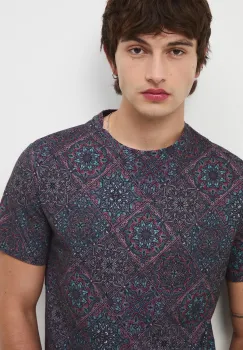 Medicine tricou din bumbac culoarea bordo, modelator imagine