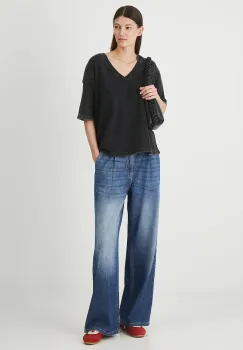Medicine tricou din bumbac culoarea gri imagine
