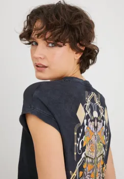 Medicine tricou din bumbac culoarea gri imagine