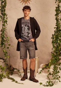 Medicine tricou din bumbac culoarea gri, cu imprimeu imagine