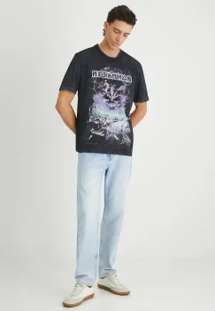 Medicine tricou din bumbac culoarea gri, cu imprimeu imagine