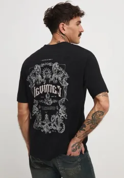 Medicine tricou din bumbac culoarea gri, cu imprimeu imagine