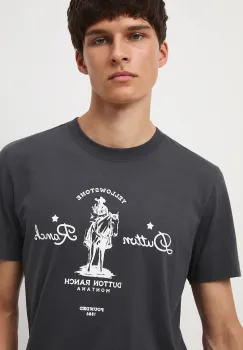 Medicine tricou din bumbac culoarea gri, cu imprimeu imagine