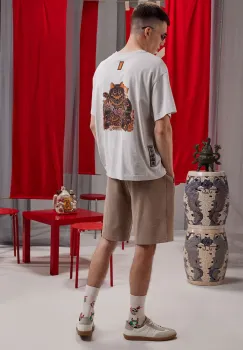 Medicine tricou din bumbac culoarea gri, cu imprimeu imagine