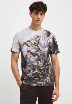 Medicine tricou din bumbac culoarea gri, cu imprimeu imagine