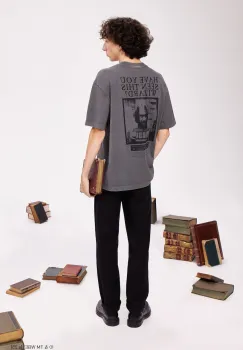 Medicine tricou din bumbac culoarea gri, cu imprimeu imagine