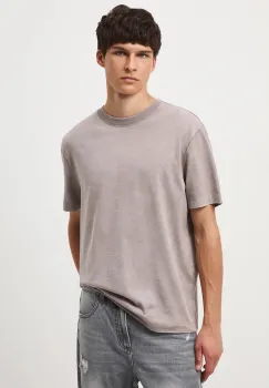 Medicine tricou din bumbac culoarea gri, uni imagine