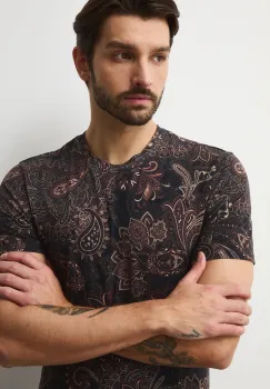 Medicine tricou din bumbac culoarea maro, modelator imagine