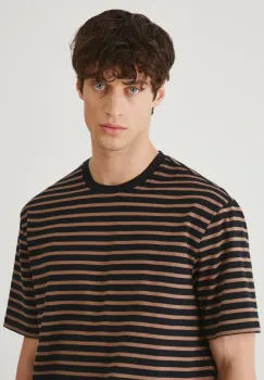 Medicine tricou din bumbac culoarea maro, modelator imagine