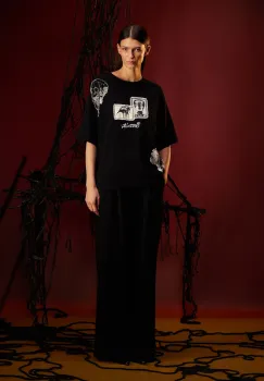 Medicine tricou din bumbac culoarea negru imagine