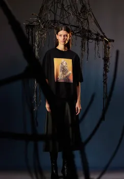 Medicine tricou din bumbac culoarea negru imagine