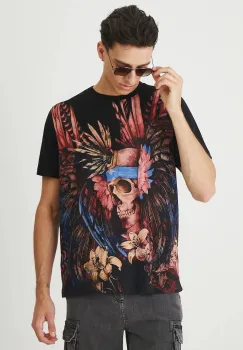 Medicine tricou din bumbac culoarea negru imagine