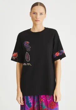 Medicine tricou din bumbac culoarea negru imagine