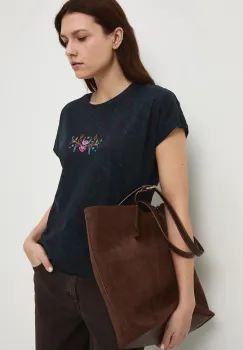 Medicine tricou din bumbac culoarea negru imagine