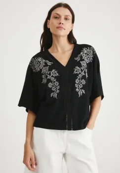 Medicine tricou din bumbac culoarea negru imagine