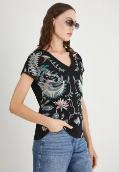 Medicine tricou din bumbac culoarea negru imagine