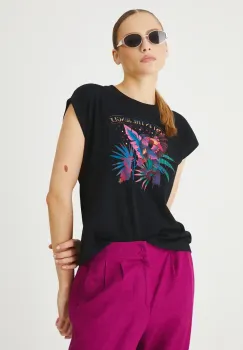 Medicine tricou din bumbac culoarea negru imagine