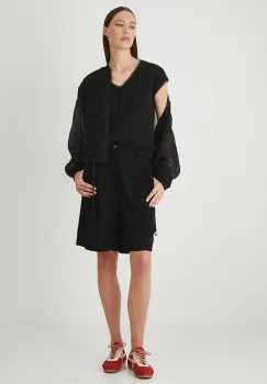 Medicine tricou din bumbac culoarea negru imagine