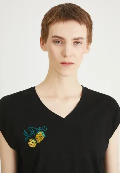 Medicine tricou din bumbac culoarea negru imagine