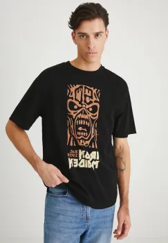 Medicine tricou din bumbac culoarea negru, cu imprimeu imagine