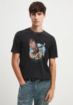 Medicine tricou din bumbac culoarea negru, cu imprimeu imagine