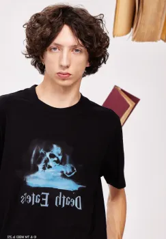 Medicine tricou din bumbac culoarea negru, cu imprimeu imagine