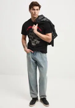 Medicine tricou din bumbac culoarea negru, cu imprimeu imagine