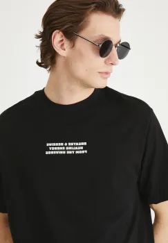 Medicine tricou din bumbac culoarea negru, cu imprimeu imagine