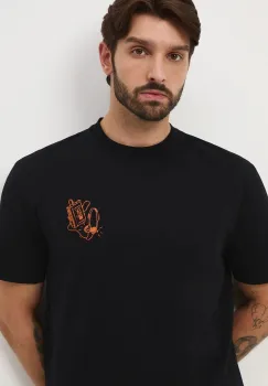 Medicine tricou din bumbac culoarea negru, cu imprimeu imagine