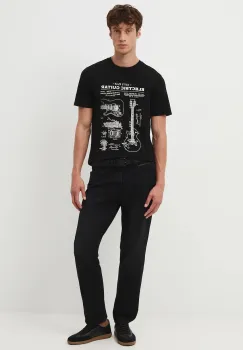 Medicine tricou din bumbac culoarea negru, cu imprimeu imagine