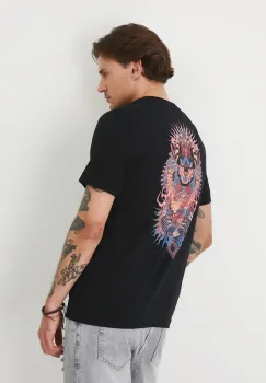 Medicine tricou din bumbac culoarea negru, cu imprimeu imagine