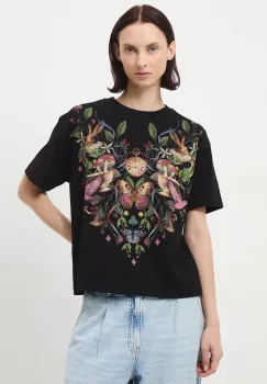 Medicine tricou din bumbac culoarea negru imagine