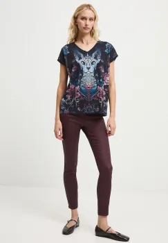 Medicine tricou din bumbac culoarea negru imagine