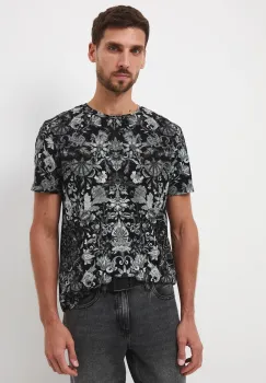 Medicine tricou din bumbac culoarea negru, modelator imagine