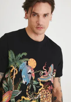 Medicine tricou din bumbac culoarea negru, modelator imagine