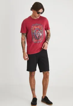 Medicine tricou din bumbac culoarea rosu, cu imprimeu imagine