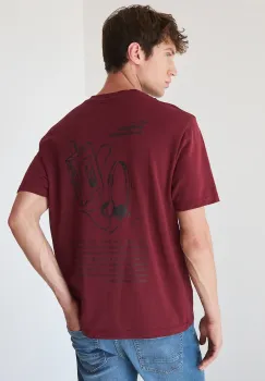 Medicine tricou din bumbac culoarea rosu, cu imprimeu imagine