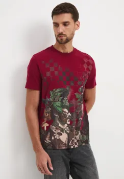 Medicine tricou din bumbac culoarea rosu, cu imprimeu imagine